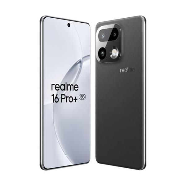 Realme 16 Pro+ 5G 12 GB/512 GB Grå (Master Grey) Dubbel SIM