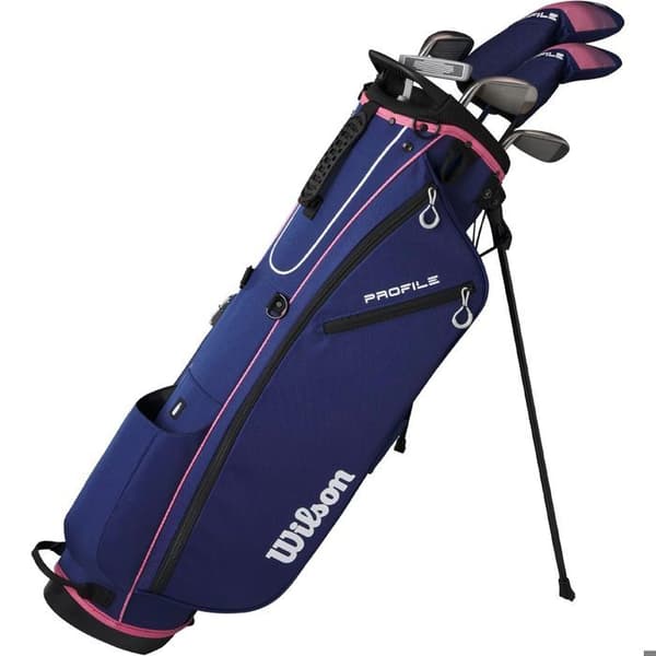 Golfset för vänsterhänta kvinnor Wilson LLH Grafit