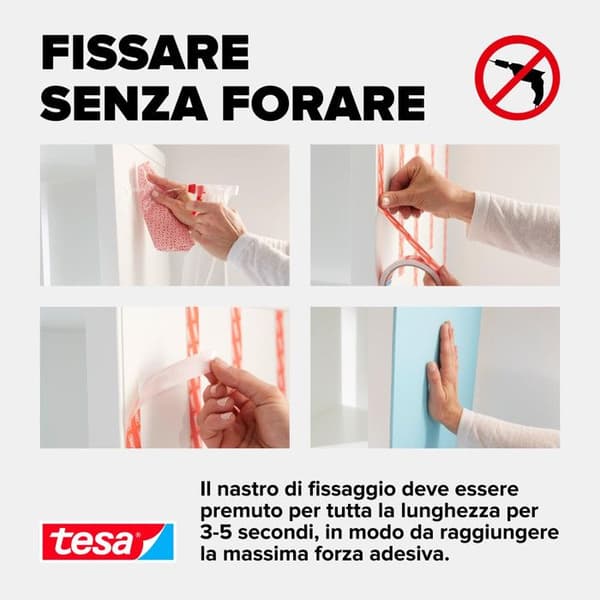 tesa Powerbond Ultra Stark dubbelhäftande tejp 19mm x 5m