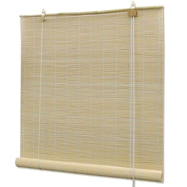 vidaXL Bambu Rullgardin 150 x 160 cm Natur