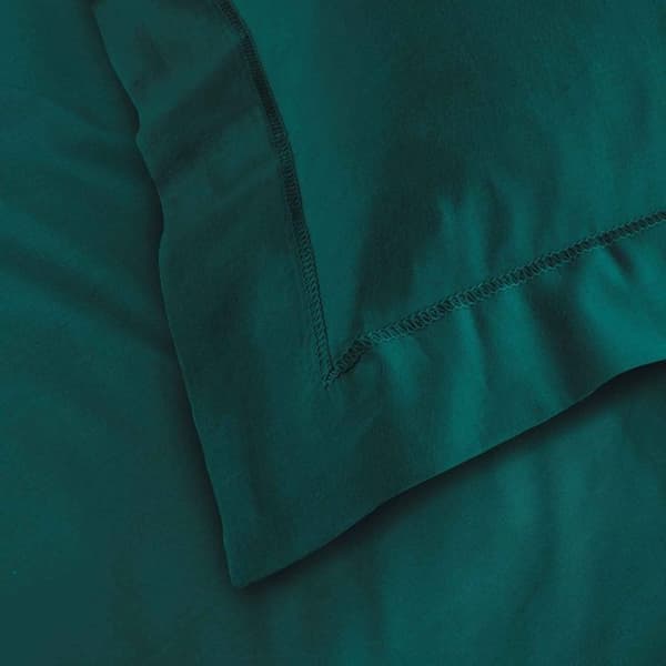 Fyrkantigt örngott 63x63 cm - 100% bomull - Emerald