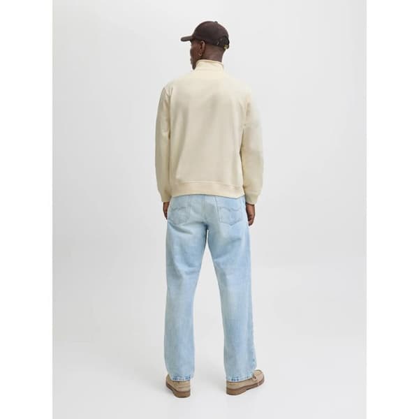 Jack & Jones Norrebro högkrage sweatshirt - antikvit