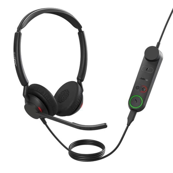 Mikrohörlurar - JABRA - Engage 50 II Link - Stereo - USB-A - Avancerad brusreducering