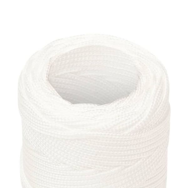 152529 vidaXL Båtrep Komplett Vit 2 mm 25 m Polypropen