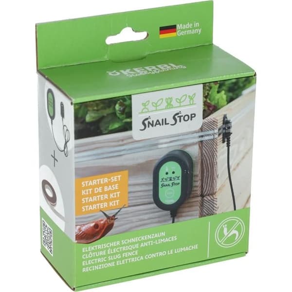 Elektriskt anti-slug staket + 10 m Kerbl SnailStop tejp