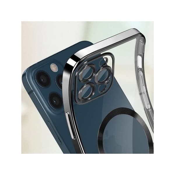 COOL-fodral för iPhone 17 med magnetisk silverkant