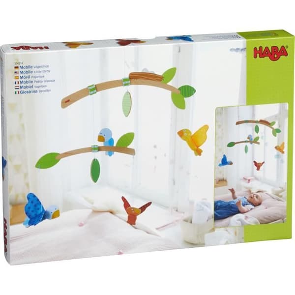 Haba mobila fåglar junior 60 x 50 cm trä/polyester