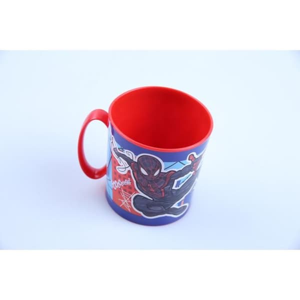 Mugg - DISNEY - Spiderman - 390 ml - Plast - Hållbar - Barn