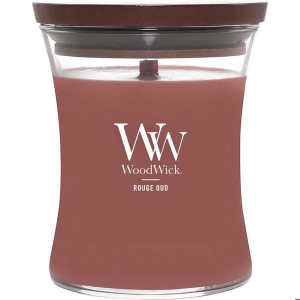 Björkar Medium - Trä, Brun Glas, Röd - WoodWick - 2654088E