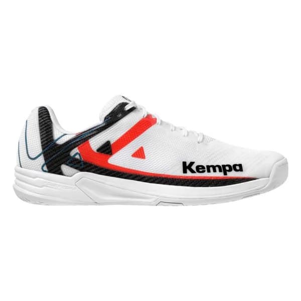Kempa Wing 2.0 inomhusskor - vit/röd/svart