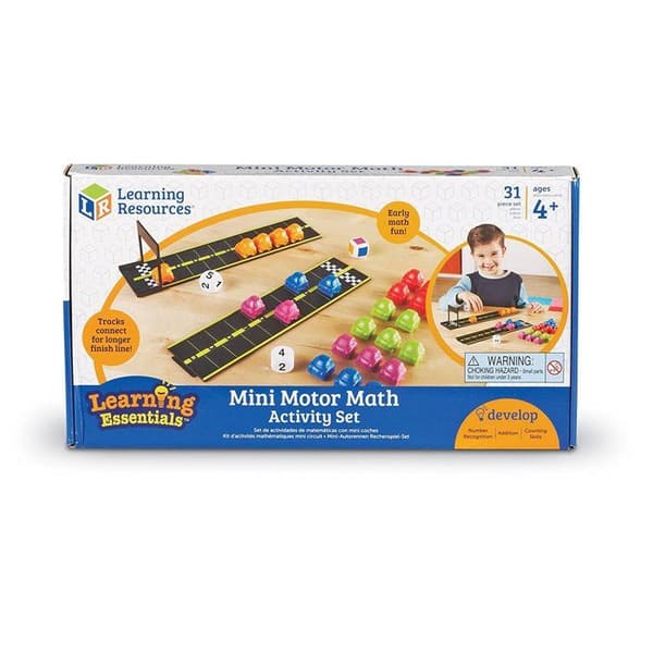 Lärresurser utbildningsleksak Mini Motor Math Activity Set - multicolor