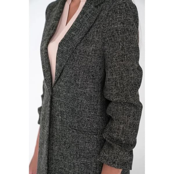 Kvinnors plisserad blazer med ärmar Nife