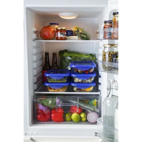 PYREX COOK & GO Rund förvaringsfat 0,7l 15cm + Blått lock