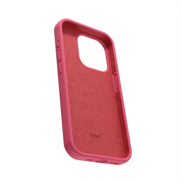Etteri silikonfodral för iPhone 13 6,1" hallon