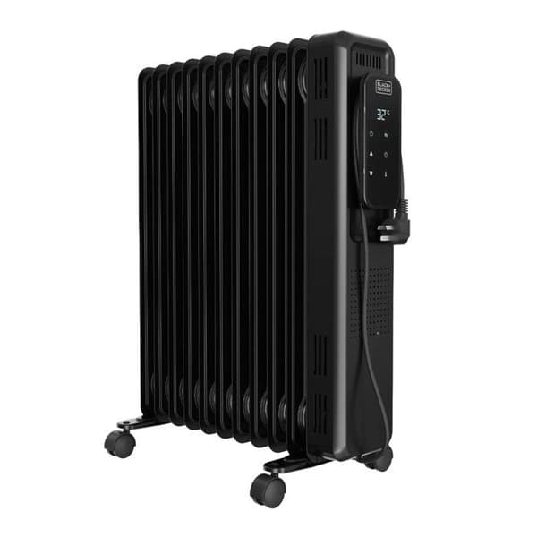 Oljeradiator - BXRA2501E - 2500 W - 3 effektlägen - 24h timer