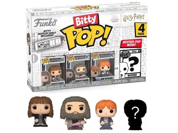 Funko - Harry Potter - Pack 4 Bitty POP-figurer! Hermione 2,5 cm