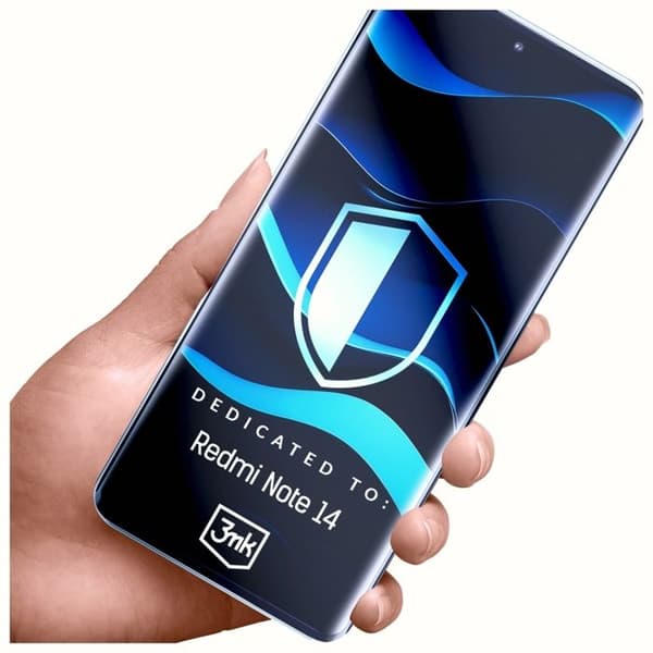 Härdat glas för Redmi Note 14 3MK FlexibleGlass
