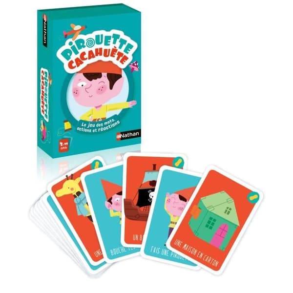 Kortspel - NATHAN - Peanut Pirouette - Ålder 4 år - Inomhus - Längd 10 min