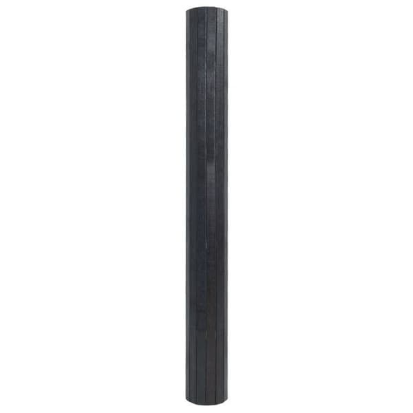 vidaXL Grå rektangulär matta 60x400 cm bambu, vardagsrumsmatta, rektangulär matta, modern matta, sovrumsmatta till 376730