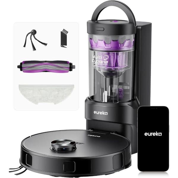Robotdammsugare EUREKA E20 Evo Plus med Autovidångsstation 10000 Pa Antiknep