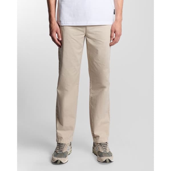Lyle & Scott tapered chinos med dragsko