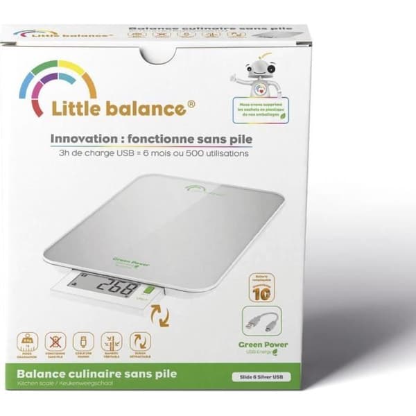 Kulinarisk skala - LITT BALANS - Slide 6 - Silver - USB