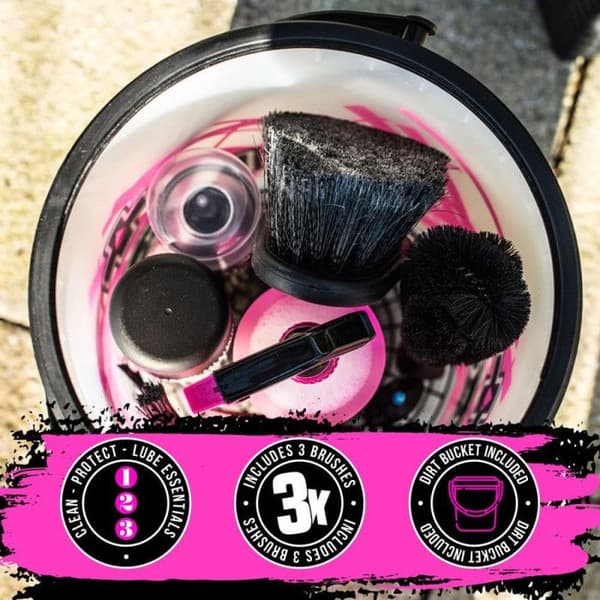 Muc-Off städhink - vit/rosa/svart - TU