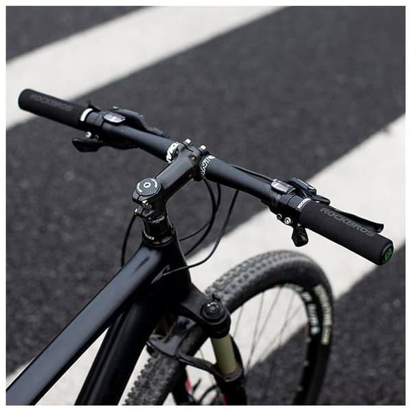 Cykelhandskar, svarta skumhandtag