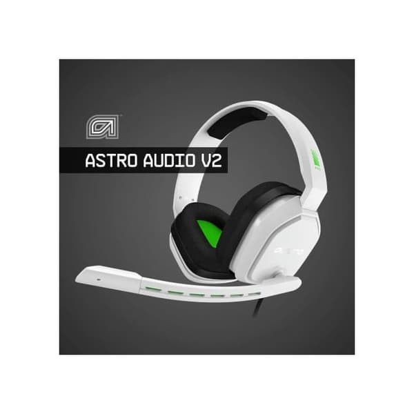 Mikroheadset - ASTRO - A10 - Circumaural - Trådad - Vit och Grön