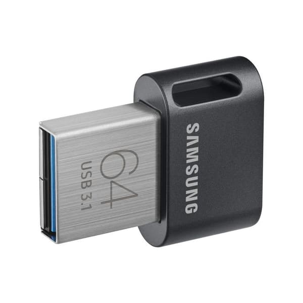 USB-minne - SAMSUNG - FIT Plus - 64 Go - USB 3.1 - Grå