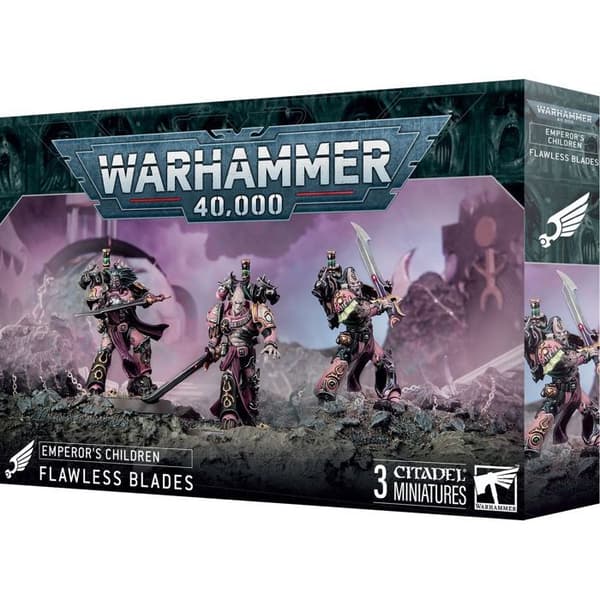 Figur - GAMES WORKSHOP - SMC Imperatorns Barn - Detaljerad skulptur - Hög kvalitet - x3 figurer