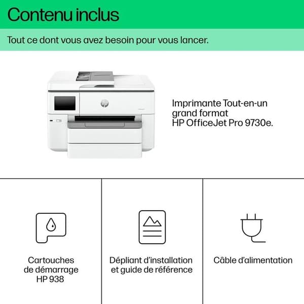 HP Officejet Pro 9730e Wide Fo