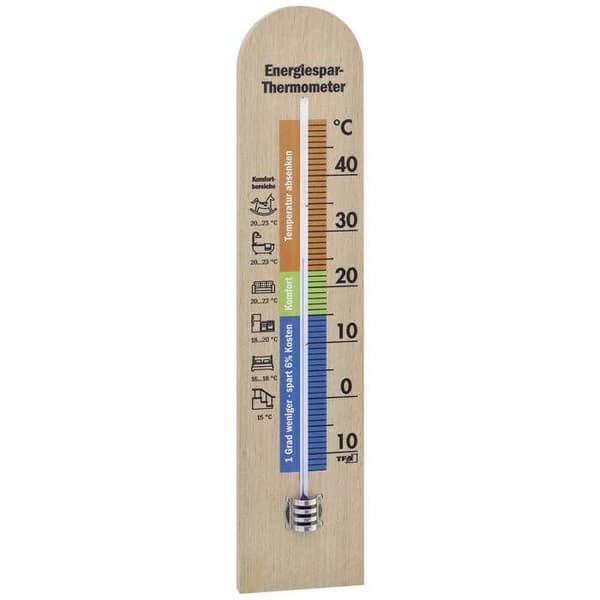 TFA Dostmann Energibesparande termometer Naturlig termometer 12.1055.05