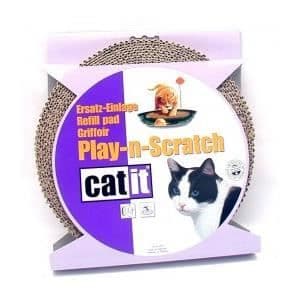Skrapstolpe - Catit - Play 'n Scratch - Rund - Interiör - 3,5 cm hög