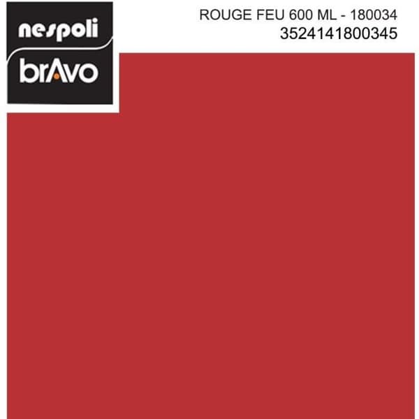 NESPOLI Sprayfärg - Brandröd - 600 ml