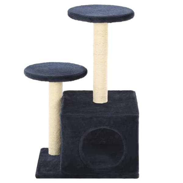 vidaXL Kattträd med sisal-klöströj 60cm Mörkblå