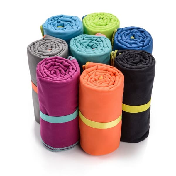 Mikrofiberhandduk METEOR - Snabbtorkande - L - 80x130 cm - Turkos