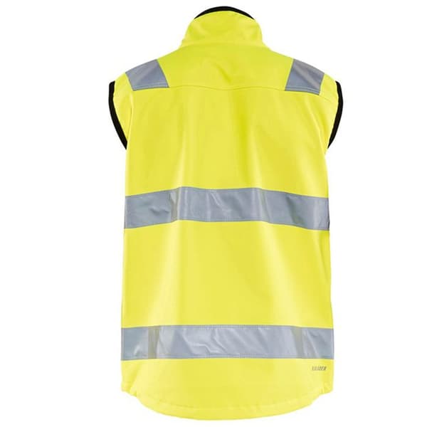 Högsynlig Softshell-väst Blaklader