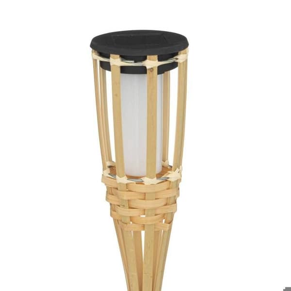 Solcellslampa "Maceo" H70cm i bambu - Atmosphera Inredningsdesigner