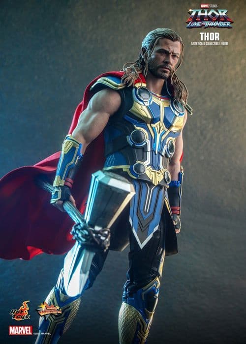 Staty Statuett Hot Toys MMS655 - Marvel Comics - Thor: Love And Thunder - Thor Standardversion