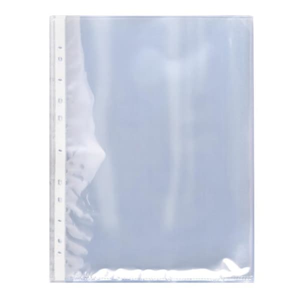 Hålplånbok A4 - proOFFICE - Pack om 100 - Polypropylen - Transparent