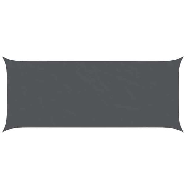vidaXL Solskydd Anthracite 6 x 2,5 m 100 % polyester Oxford 42031005