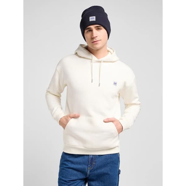 Blå ribbad Lee Bonnet Rivet Navy - uppvikt fåll Workwear