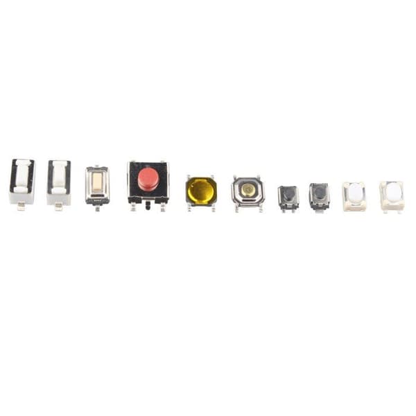 Haljia switch - 1 - Plastförvaringslådor och 250 SMD tryckknappar