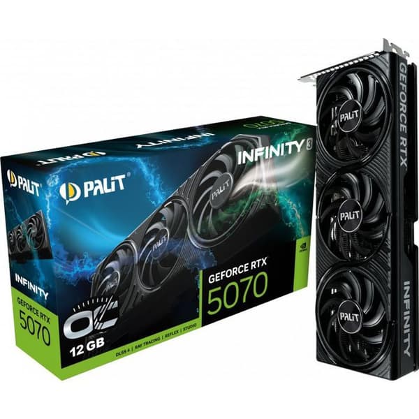 PALIT - Grafikkort - GeForce RTX 5070 - Infinity 3 OC