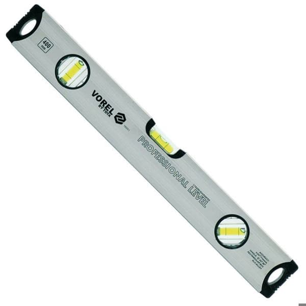 Vattenpass av aluminium 400 mm med 3 flaskor (40 cm)