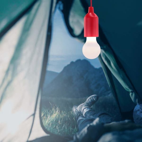Dekorativ lampa - HYCELL - PULL-LIGHT LP1W - Röd - LED - Dragströmbrytare