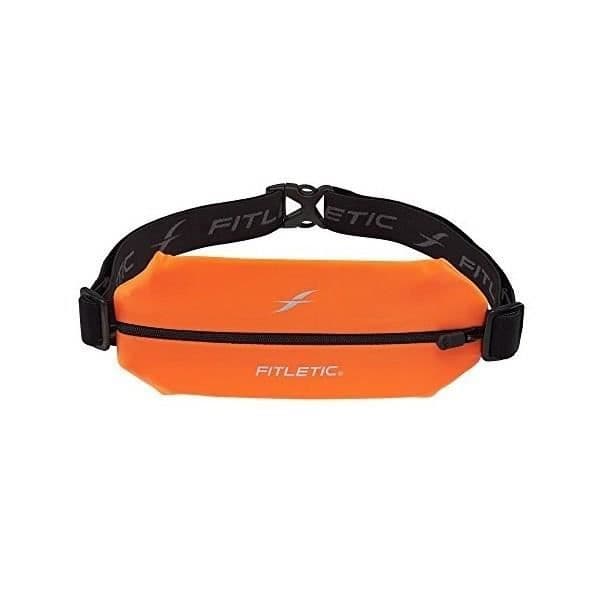 FITLETIC Fitletic bälte med en stor elastanficka - neon orange