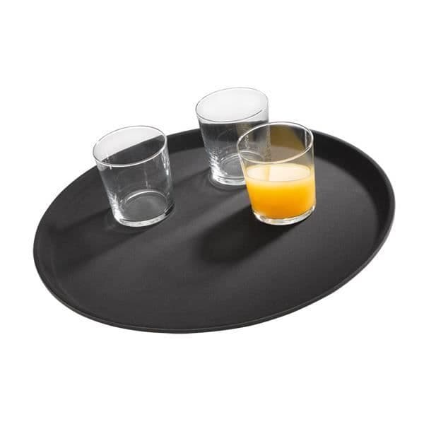 Barbricka - Aps - Ø 40,5 cm - Halkfri - Glasfiber - Svart