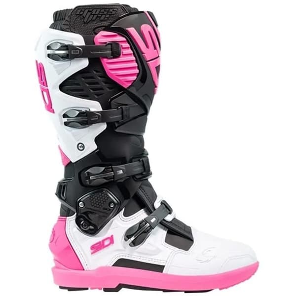Sidi Crossfire 3 SRS motocross stövlar - vit/rosa